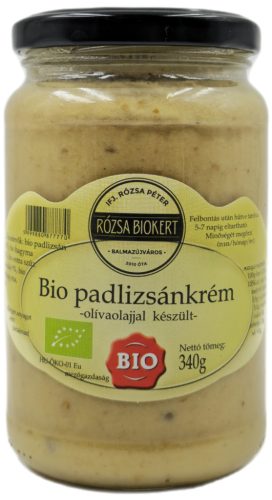 BIO Padlizsánkrém olívaolajjal 340g Rózsa Biokert