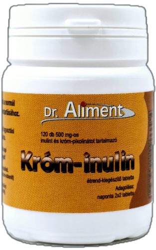 Dr. Aliment Króm-inulin 120db 500mg-os tabletta