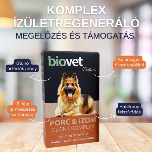 Biovet Porc & Izom Csont komplex 500ml ízületregeneráló kutyák részére