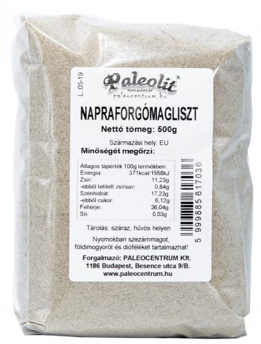 Paleolit Napraforgóbél liszt 500g préselvényből