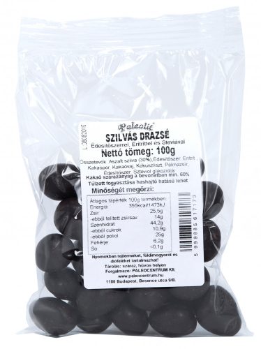 Paleolit Szilvás drazsé 100g