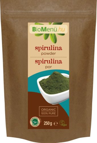 BIO Spirulina alga por 250g BioMenü