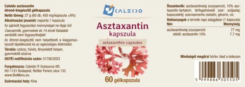 Caleido Asztaxantin 60db gélkapszula