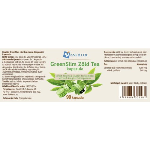 Caleido GreenSlim zöld tea kapszula 90db