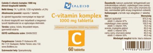 Caleido C-vitamin komplex 1000mg 60db tabletta