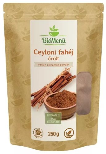 BIO Ceyloni fahéj őrölt 250g BioMenü