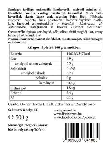 iNutrial Lisztvarázs lisztkeverék 500g
