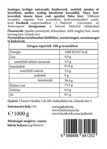 iNutrial Lisztvarázs lisztkeverék 1kg