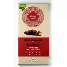 Étcsokoládé egész mogyoróval 80g Dark Delight