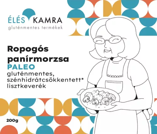 Éléskamra Ropogós panírmorzsa CH csökkentett lisztkeverék 200g (Paleo)