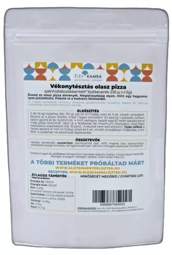 Éléskamra Vékony tésztás olasz pizza CH csökkentett lisztkeverék 180g (Paleo)