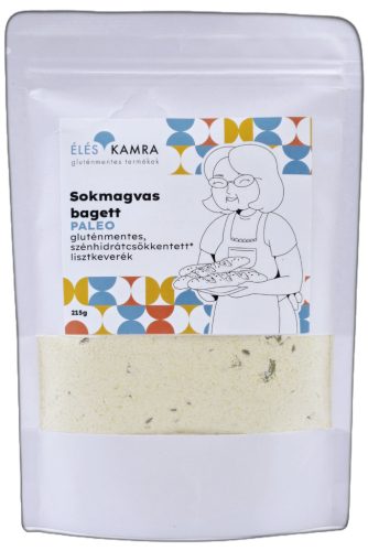 Éléskamra Sokmagvas bagett szénhidrát csökkentett lisztkeverék 215g (Paleo)