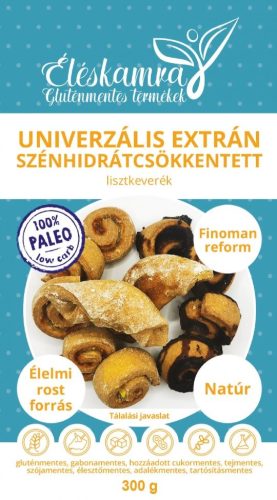 Éléskamra Univerzális extrán szénhidrát csökkentett lisztkeverék 300g (Paleo)