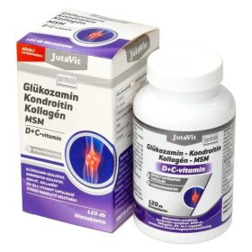   JutaVit Glükozamin-Kondroitin-Kollagén- MSM + D + C-vitamin 120db filmtabletta