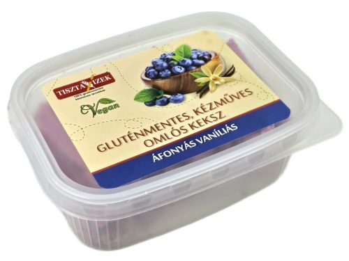 Áfonyás vaníliás omlós keksz 150g Tiszta Ízek gluténmentes, kézműves