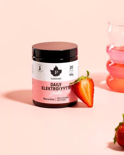 Puhdistamo Daily elektrolyytti 100g eper ízű napi elektrolit italpor