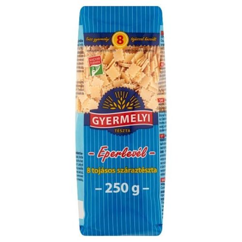 Gyermelyi 8 tojásos száraztészta 250 g Eperlevél