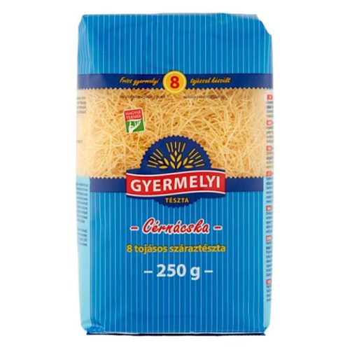 Gyermelyi cérnácska 8 tojásos száraztészta 250 g