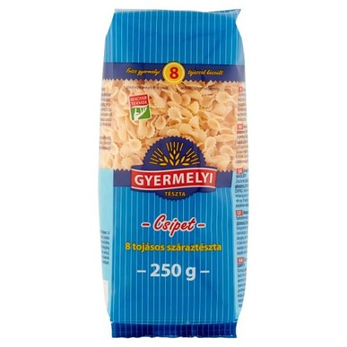 Gyermelyi 8 tojásos száraztészta 250 g Csipet