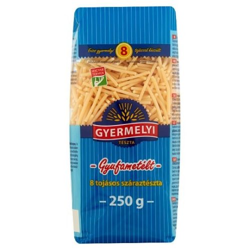 Gyermelyi 8 tojásos száraztészta 250 g Gyufa