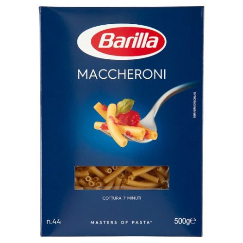 Barilla tészta 500 gr. Maccheroni