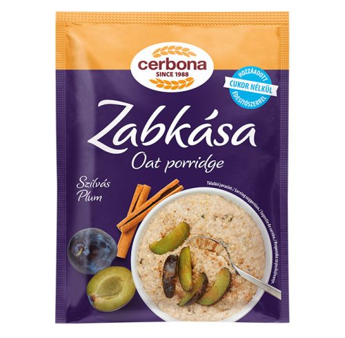 Cerbona zabkása szilva-fahéj hozzáadott cukor nélkül 50g