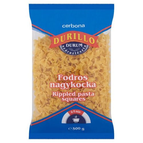 Durillo fodros nagykocka durum száraztészta 500 g