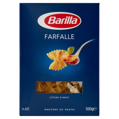 Barilla tészta 500 gr. Farfalle