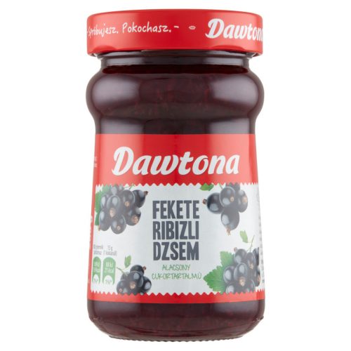 Dawtona alacsony cukortartalmú fekete ribizli dzsem 280 g