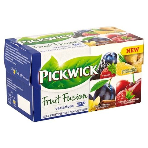 Pickwick Fruit Fusion gyümölcs- és gyógynövénytea variációk 20 filter 40 g