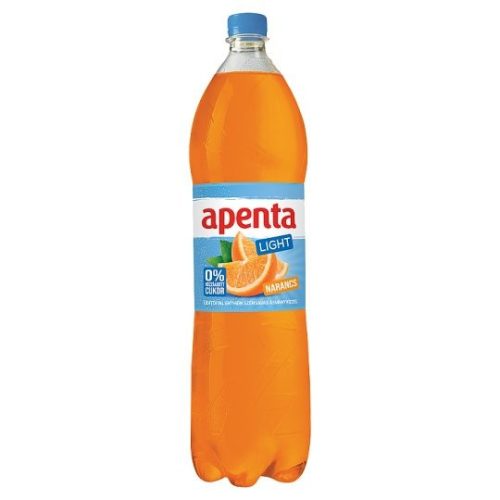 Apenta Light narancs üdítőital enyhén szénsavas ásványvízzel 1,5 l