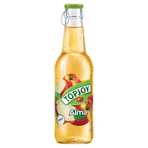 TopJoy gyümölcsital alma 100% üveges 0,25 l