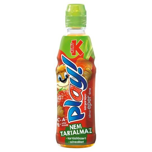 Kubu Play! sárgarépa-alma-eper-lime ital 400 ml