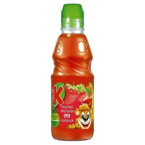 Kubu sárgarépa-alma-banán-eper-őszibarack ital 300 ml