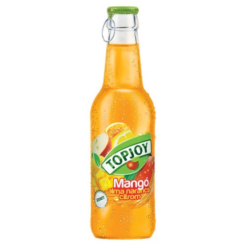 TopJoy gyümölcsital mangó-alma-narancs-citrom 25% üveges 0,25 l