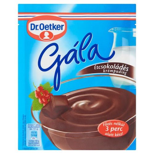 Dr. Oetker Gála étcsokoládés krémpudingpor 104 g