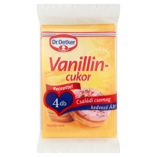 Dr. Oetker vanillincukor 4x8 g családi csomag