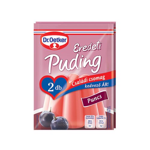 Dr. Oetker Eredeti Puding puncs pudingpor 2 x 40 g