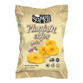 SAMAI Plantain chips fokhagymás 75g főzőbanán Garlic