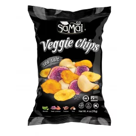   SAMAI Veggie nagy chips tengeri sós 115g Rainforest vegyes zöldség
