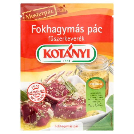 Kotányi Mesterpác fokhagymás pác fűszerkeverék 30 g