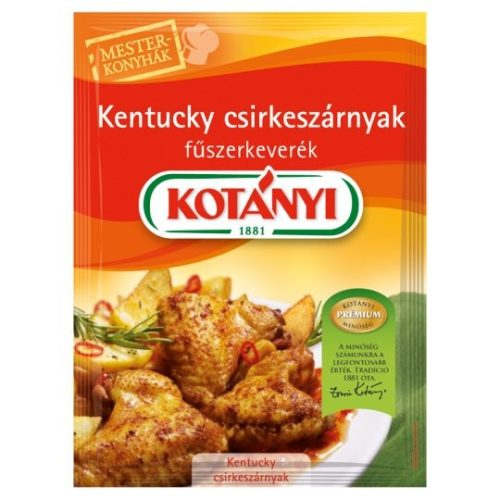 Kotányi Mesterkonyhák Kentucky csirkeszárnyak fűszerkeverék 45 g