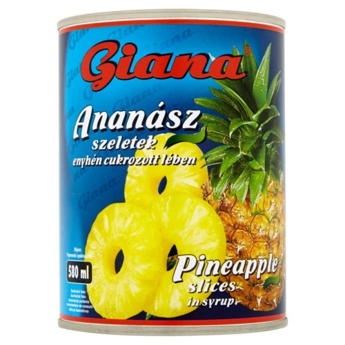 Giana Ananász szeletek 580ml