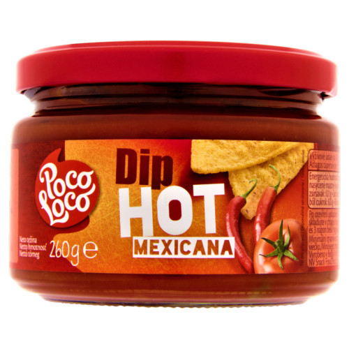 Poco Loco Salsa Dip HOT csípős szósz 260 g