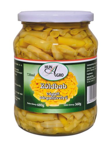 Hunagro Zöldbab 720 ml