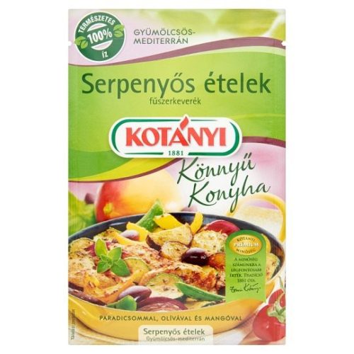 Kotányi Könnyű Konyha gyümölcsös-mediterrán serpenyős ételek fűszerkeverék 25 g