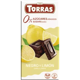 Torras Citromos étcsokoládé maltitollal 75g