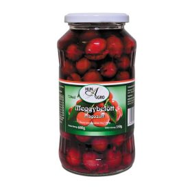 Hunagro Meggybefött magozott 720 ml.