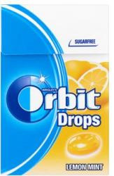 Orbit Drops Lemon Mint cukormentes cukorka édesítőszerrel 33 g