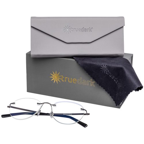 TrueDark® Daywalker Focus nappali kékfény szűrő szemüveg, víztiszta lencse